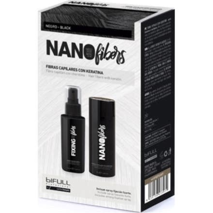 Bifull Nanofibers Pack Fibras Capilares con Keratina Negro 1 ud