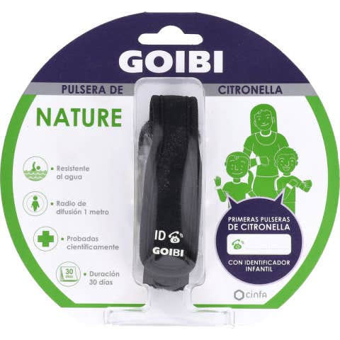 Goibi Nature pulsera de citronella negra 1ud