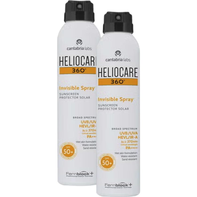 Heliocare 360 Invisible Spray SPF50+ 2x200ml