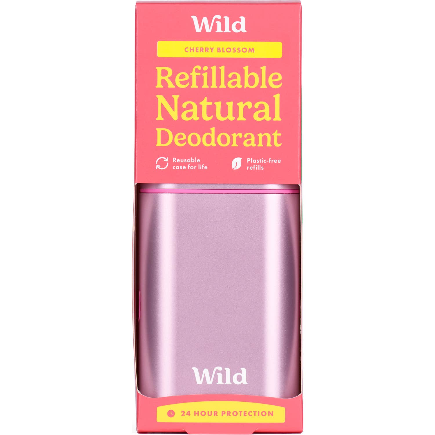 Wild Desodorante Natural Caja y Recarga Flor de Cerezo 40g