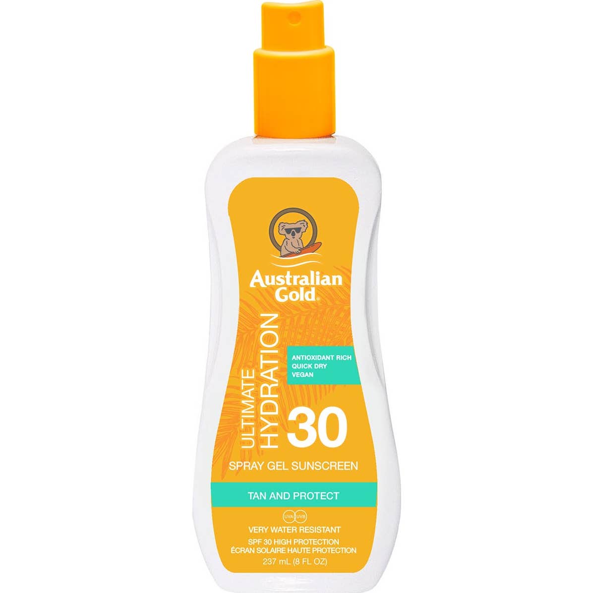 Australian Gold Ultimate Hydration SPF30 Spray Gel 237ml