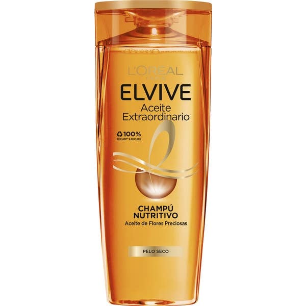 L'Oréal Elvive Aceite Extraordinario Champú Nutritivo 370ml