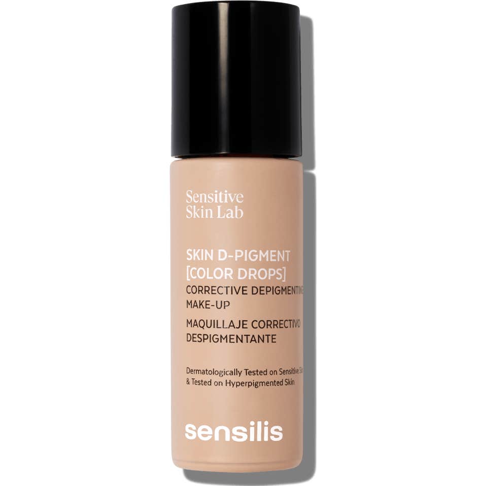 Sensilis Skin D-Pigment [Color Drops] Maquillaje Corrector Despigmentante 05 Pêche Rosé 30ml