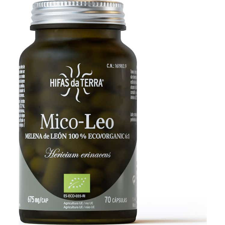 Hifas da Terra Mico-Leo Extracto de Melena de León 70caps