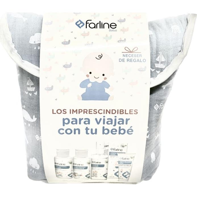Farline Pack Neceser Viaje Bebé Gris