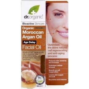 Dr.Organic Aceite Facial Aceite de Argán Marroquí 30 ml