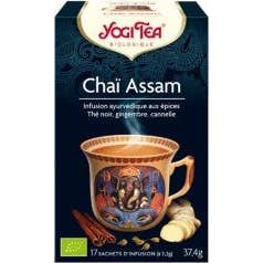 Infusión de Té Yogi Bio Chai Negro 17 Sobres 37,4 g