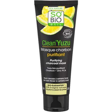 So Bio Etic Clean Yuzu Mascarilla Facial Purificante 75 ml