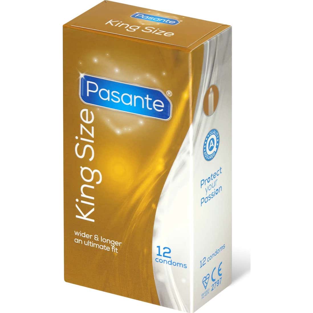 Pasante Pack Preservativos XL King Size 12uds