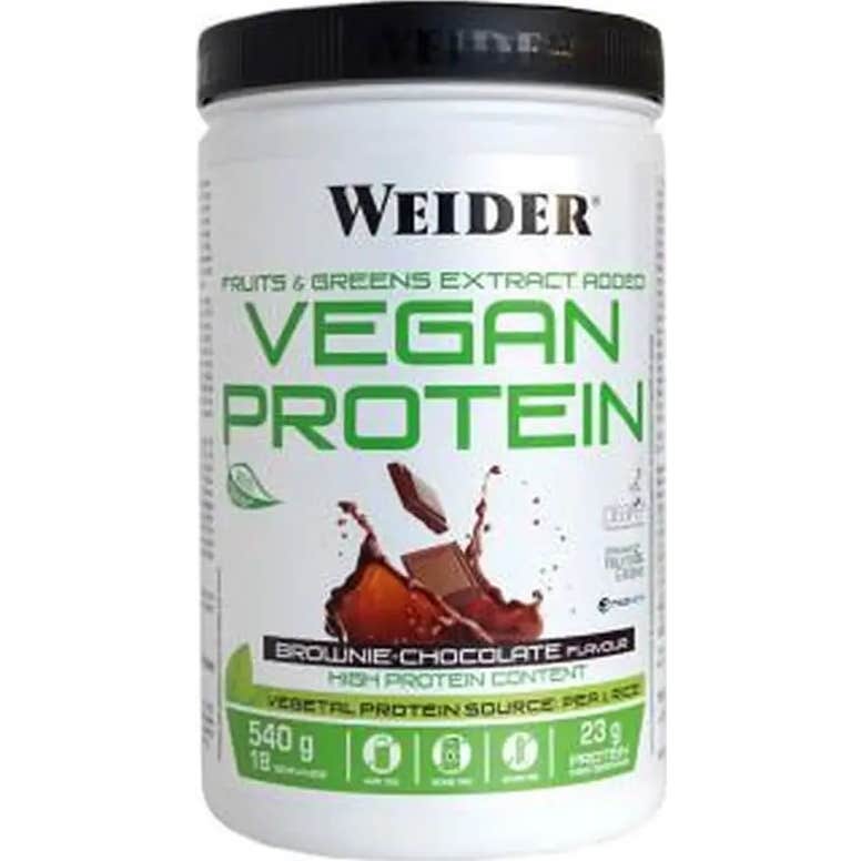 Weider Suplemento Alimenticio Vegan Protein Chocolate 540 g