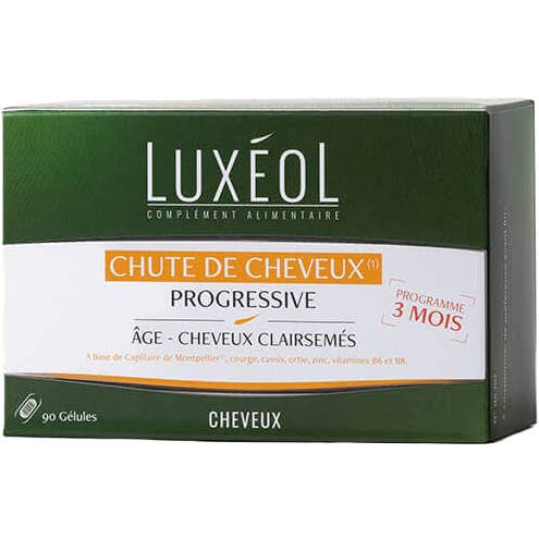 Luxéol Caída Progresiva de Cabello 90 cápsulas