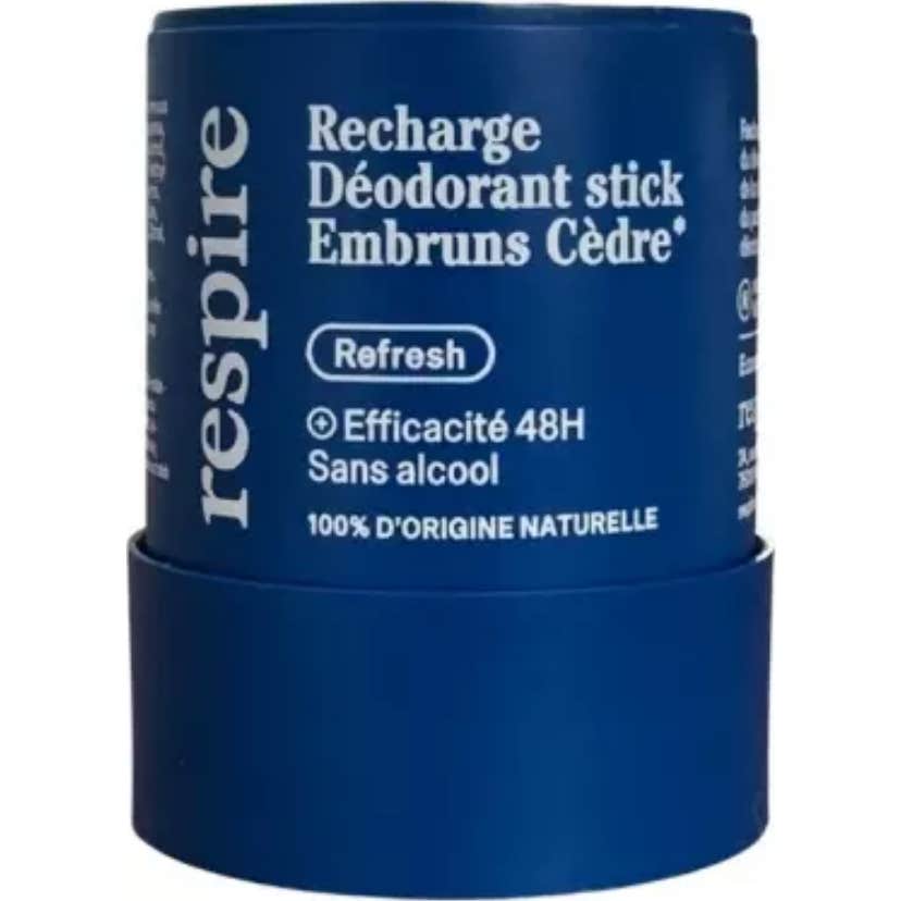 Respire Recarga Desodorante Stick Bruma de Cedro 50 g