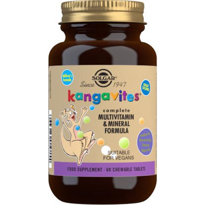 Solgar Kangavites Multivitamínico Sabor Frutas del Bosque 60comp