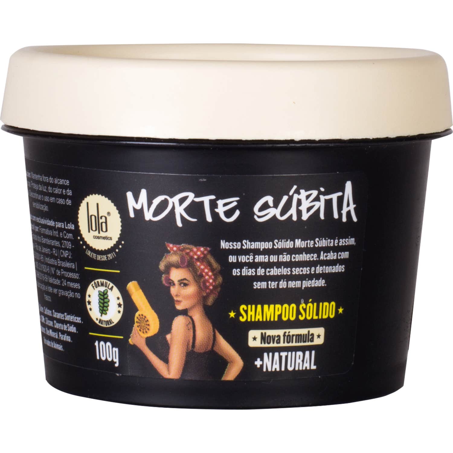 Lola Cosmetics Morte Súbita Champú Sólido Bio 100g