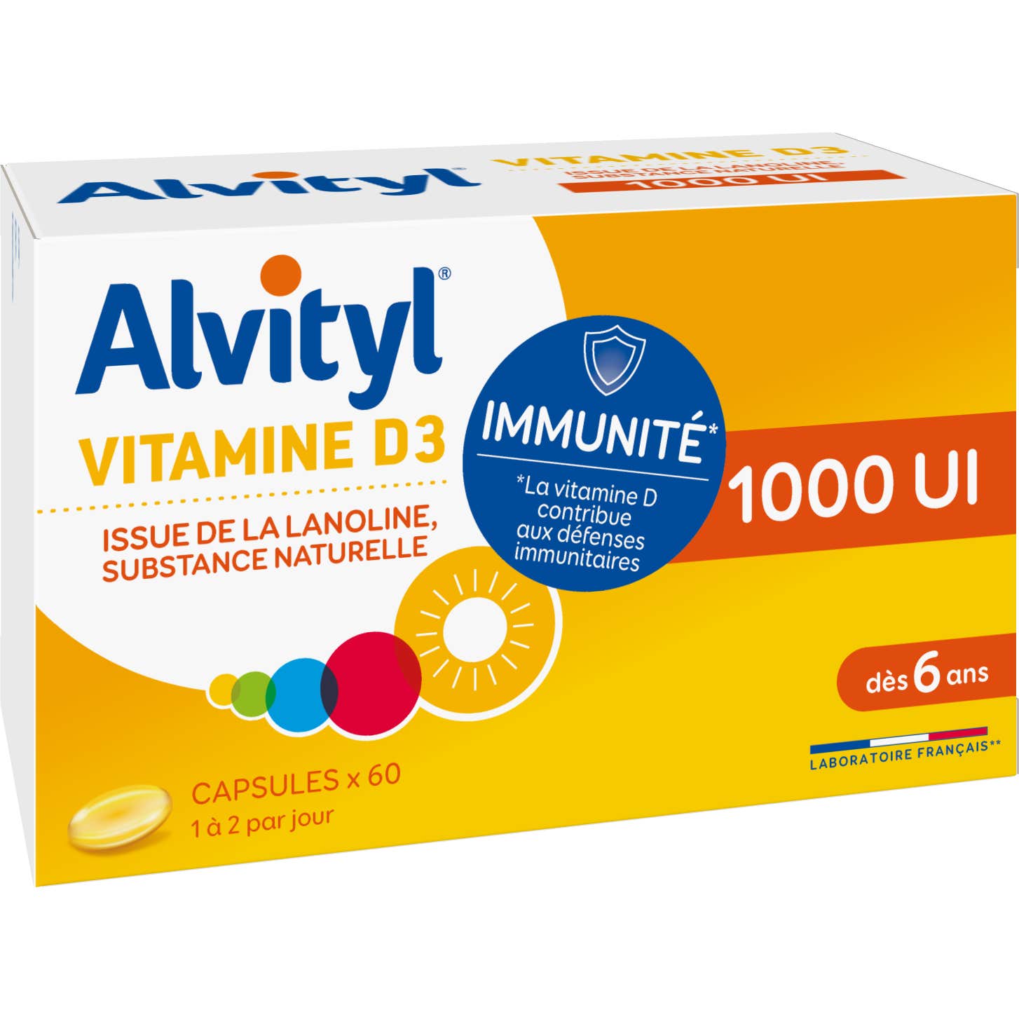 Alvityl Vitamina D3 1000Ui 60caps