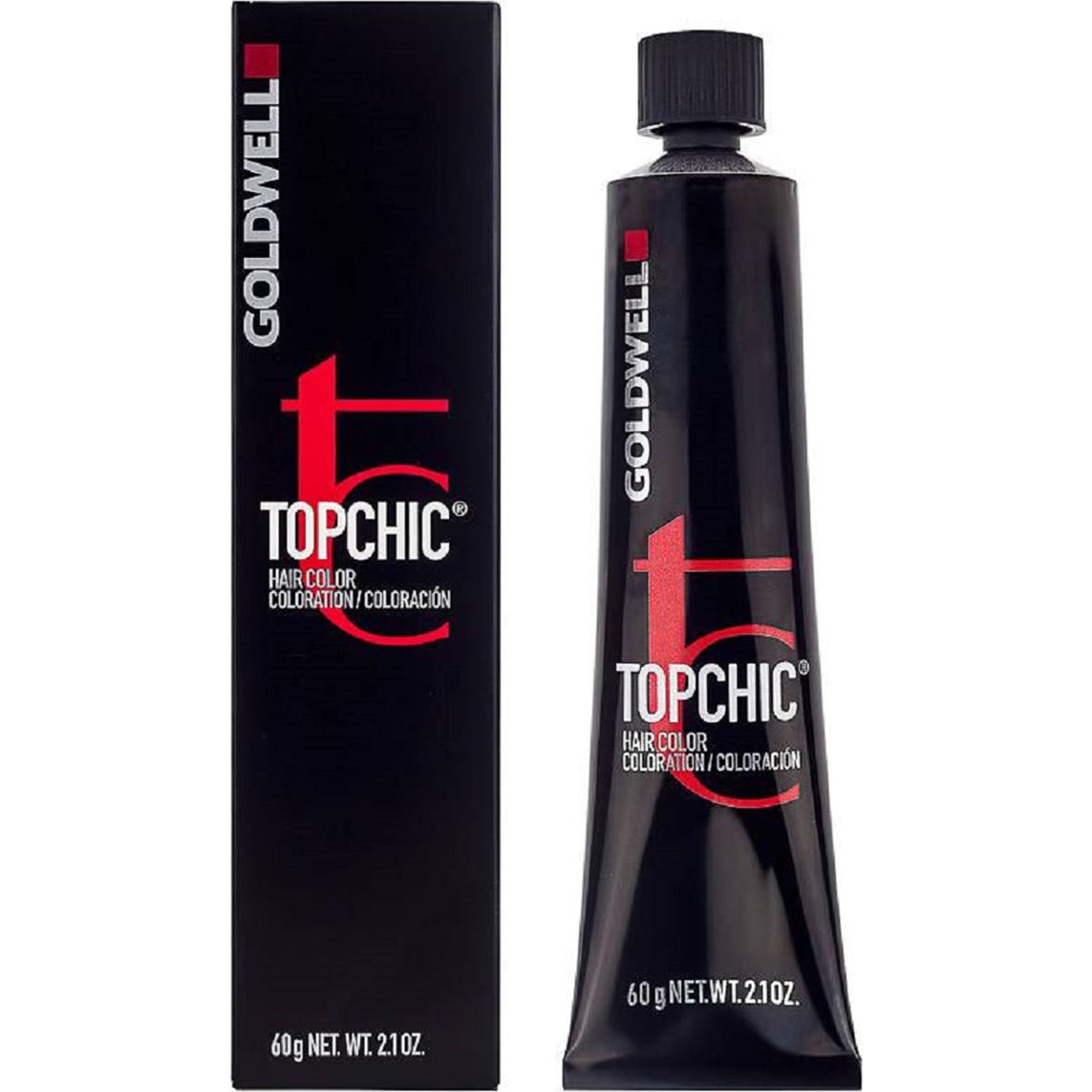 Goldwell Topchic Permanent Hair Color 5N@RR 60ml