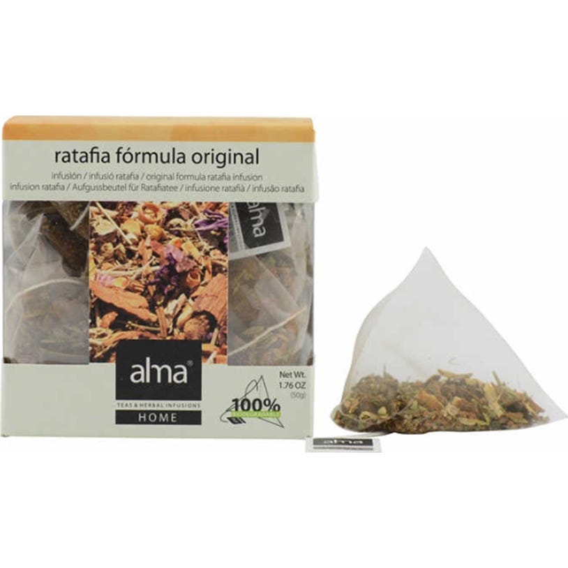Alma Home Ratafía Infusión Pirámides Eco Vegan 15uds