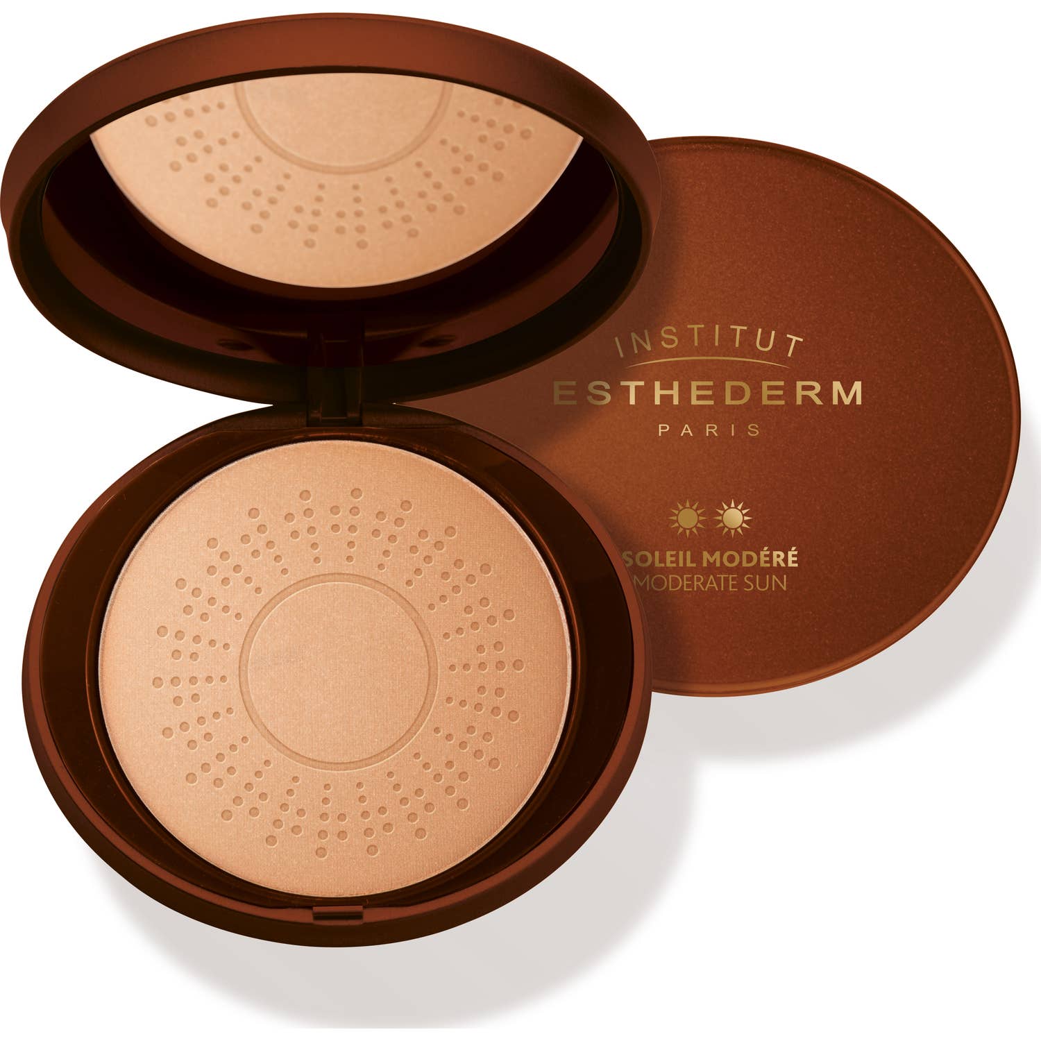 Institut Esthederm Reflets de Soleil Polvos Iluminadores Protectores Sol Moderado 15g