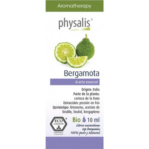 Physalis Aceite Esencial De Bergamota Bio 10 Ml