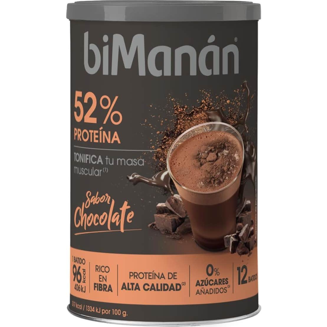 biManán Batido de Proteína Sabor Chocolate 360g