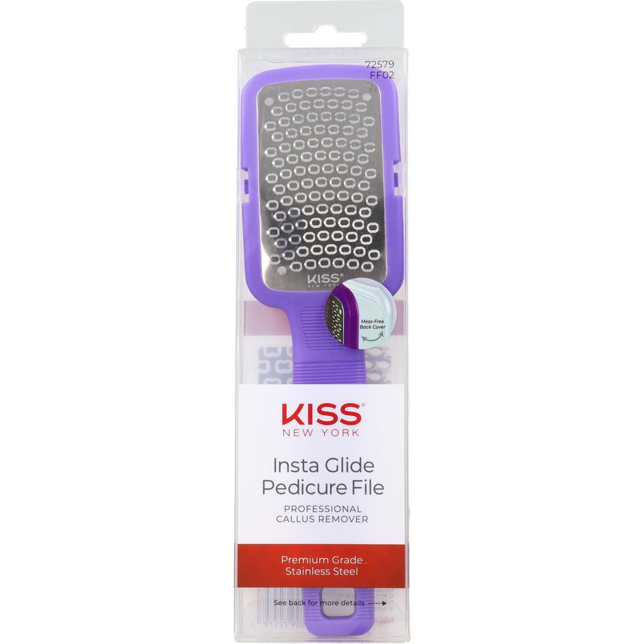 Red By Kiss KNY Insta Glide Pedicure File Purple 1ud