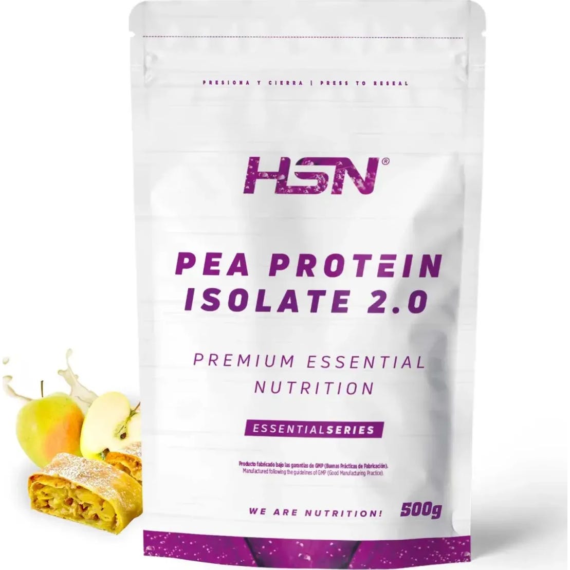 HSN Proteína de Guisante Aislada 2.0 Strudel de Manzana 500g