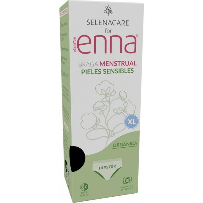 Enna Braga Menstrual Hipster Orgánica Negro Talla XL 1ud