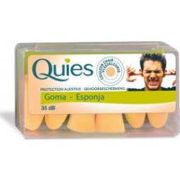 Quies tapón espuma color carne 6 uds