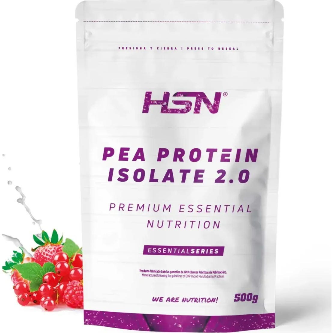 HSN Proteína de Guisante Aislada 2.0 Bayas Rojas 500g