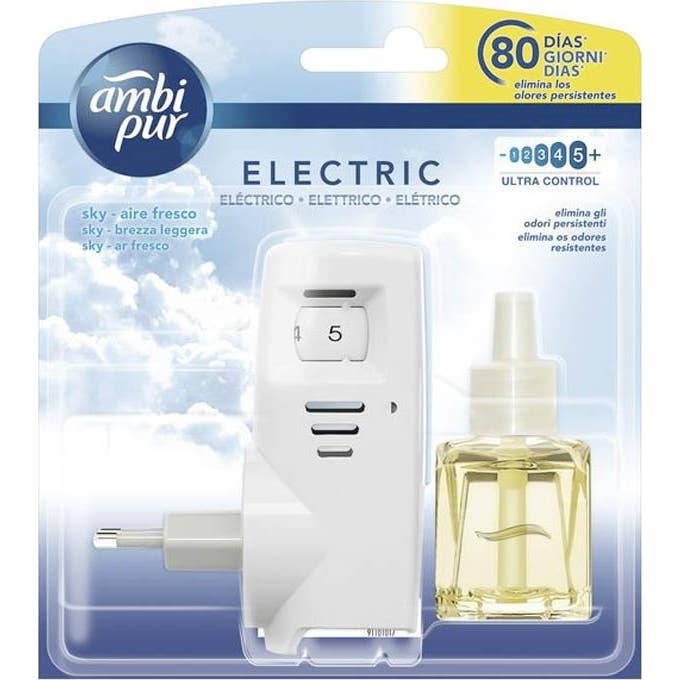 Ambi Pur Electrico Ambientador Completo Sky 215ml