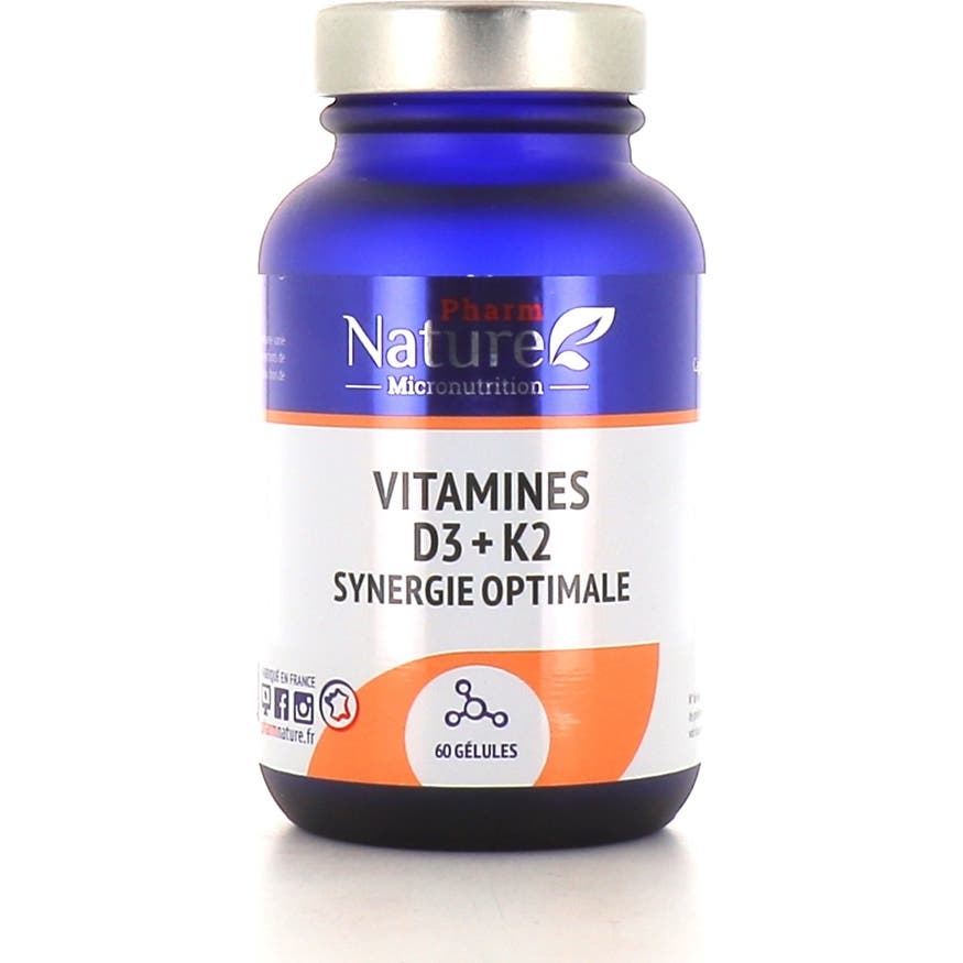 Nature Attitude Vitaminas D3+K2 Sinergia Óptima 60caps