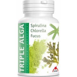 Triple Alga Chlorella Espirulina Fucus 120 Cap Intersa