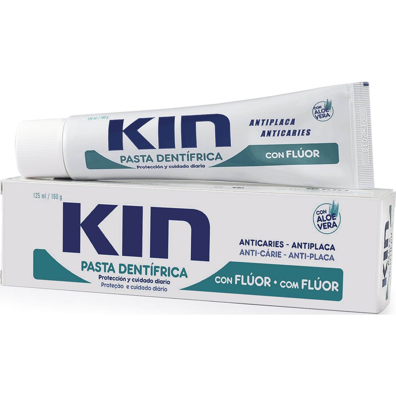 Kin pasta dental con flúor y aloe vera 125ml