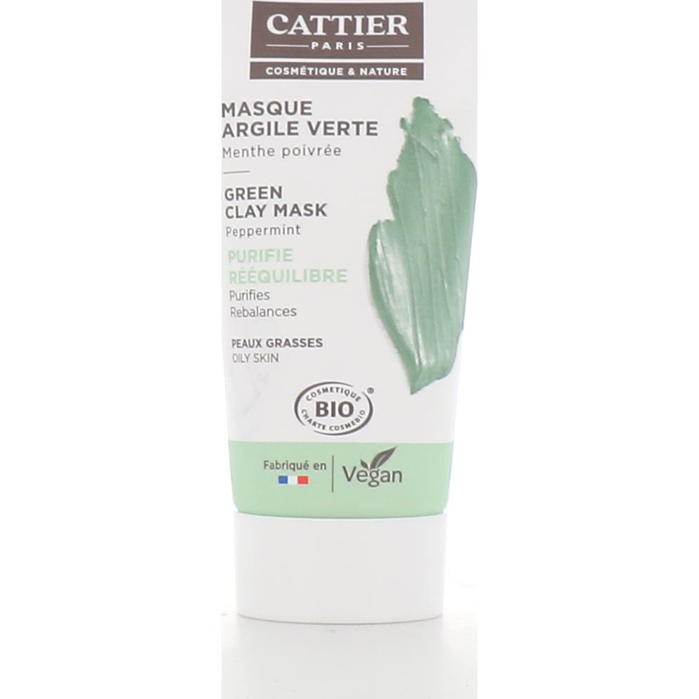 Cattier Mascarilla de Arcilla Verde Menta 30ml
