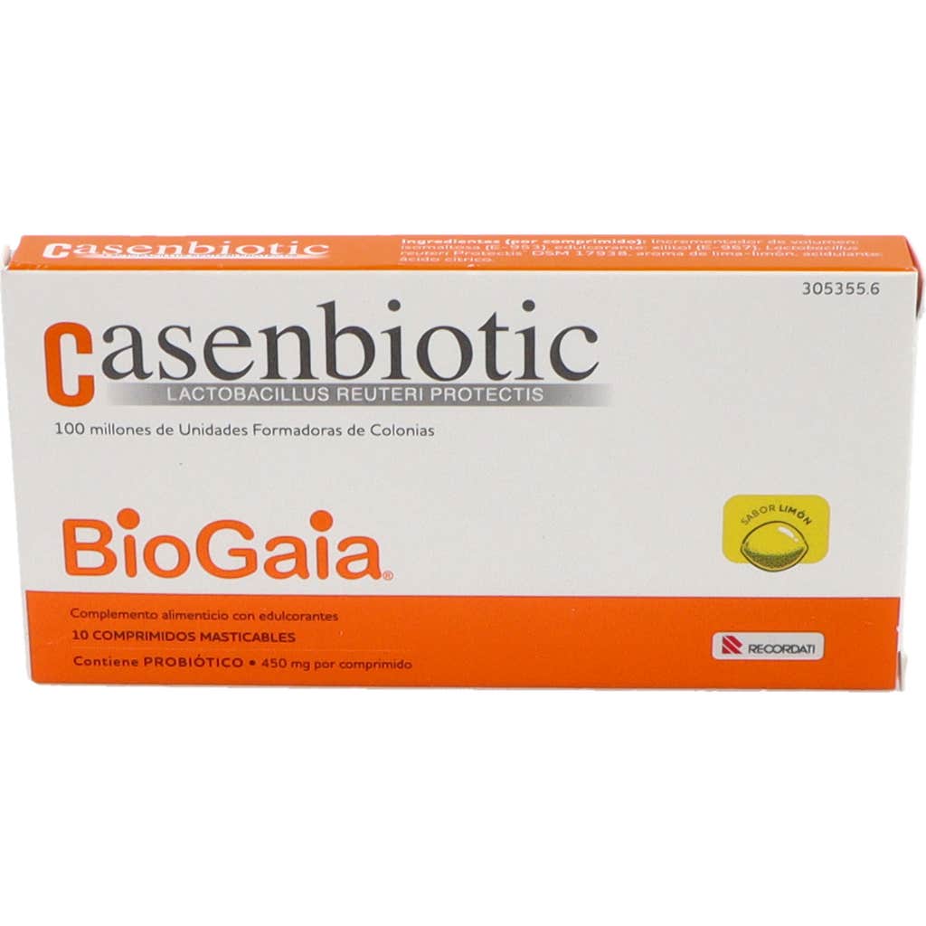 Casenbiotic sabor limón 10comp