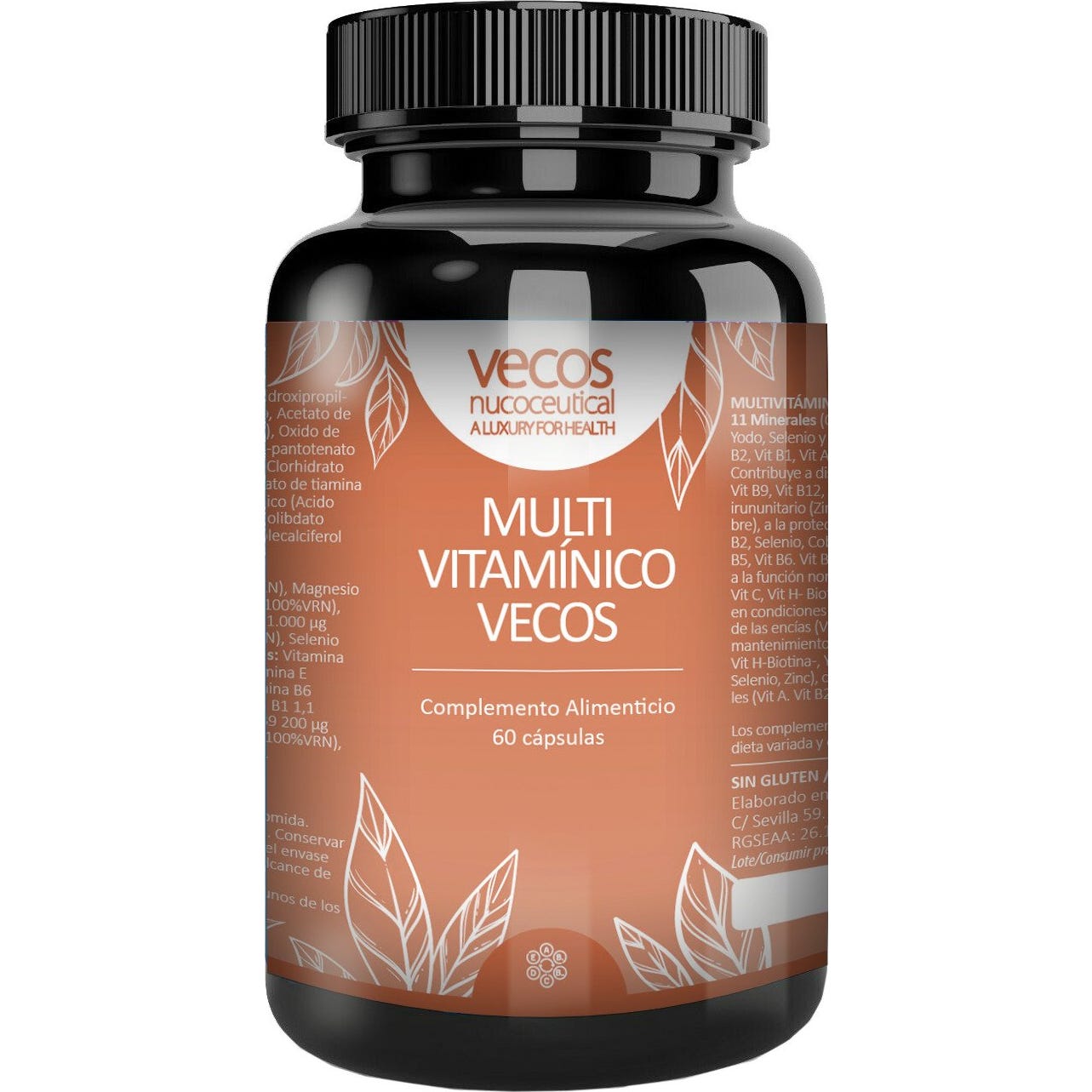 Vecos Nucoceutical Multivitamínico con VitaminaC 60caps