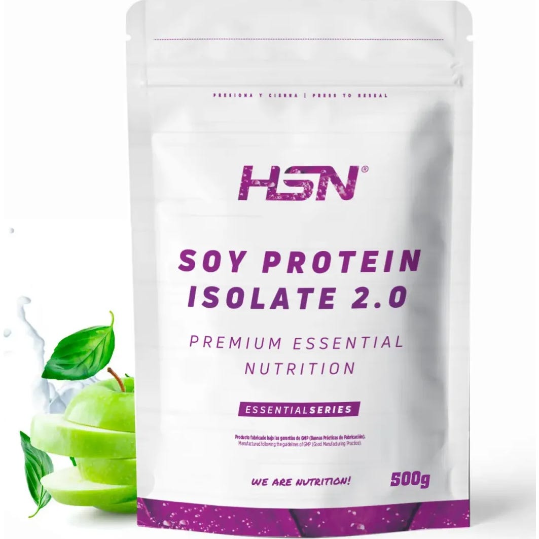 HSN Proteína de Soja Aislada 2.0's Manzana 500 g | Natural Doctor