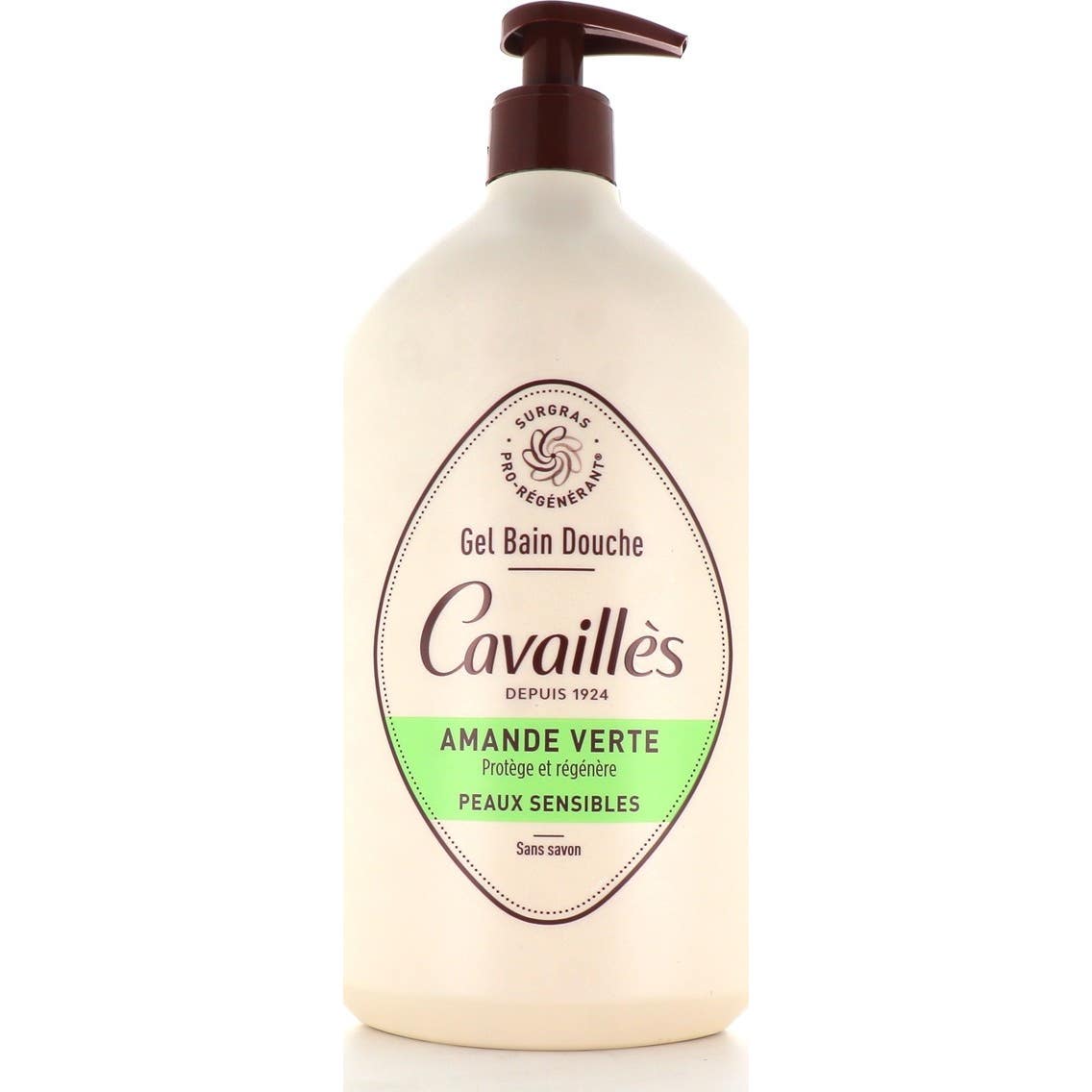 Cavaillès gel Bain Douche Amande Verte 1 L