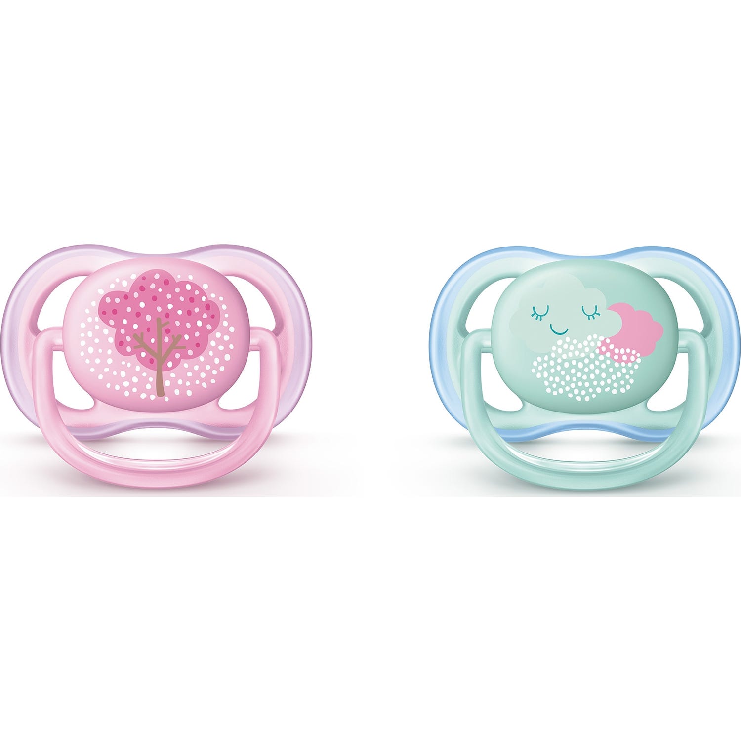 Avent chupete Ultra Air Flores 0-6 Meses 2uds