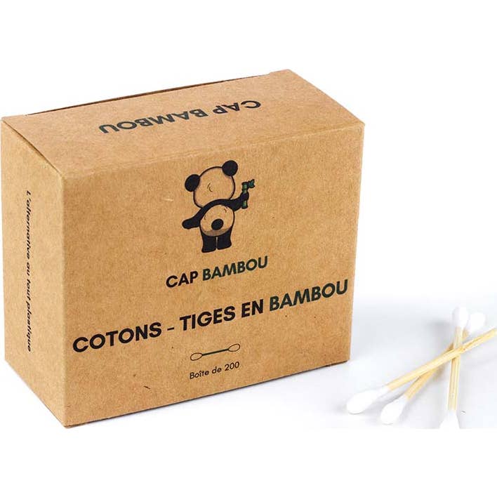Mathieu Pharma Manupharm Bastoncillos de Algodón Bambú 200 uds