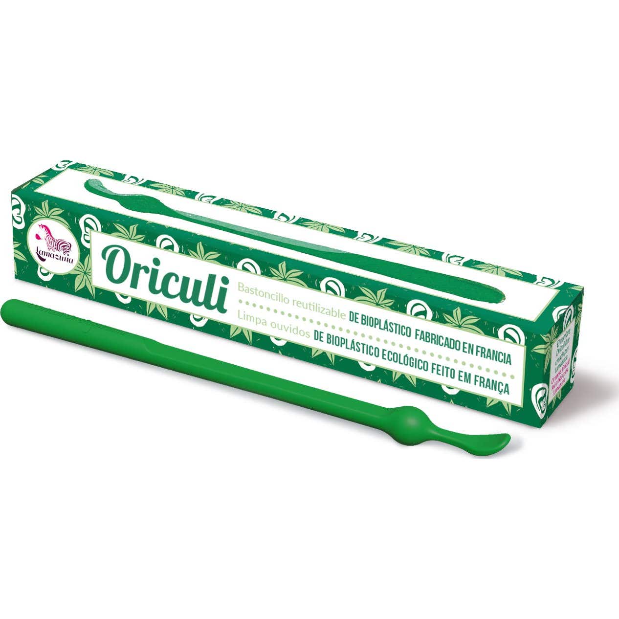 Lamazuna Bastoncillo Reutilizable Oriculi Verde De Bioplástico