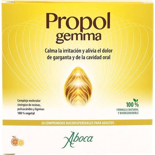 Aboca Negro Propolgemma 20 Comprimidos Bucodispersables