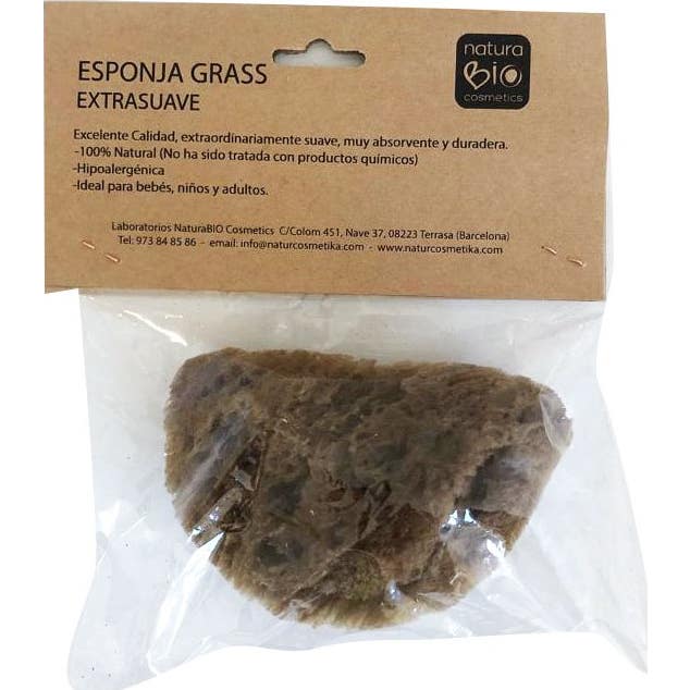 NaturaBIO Cosmetics Esponja Grass Bebés Adultos 1ud