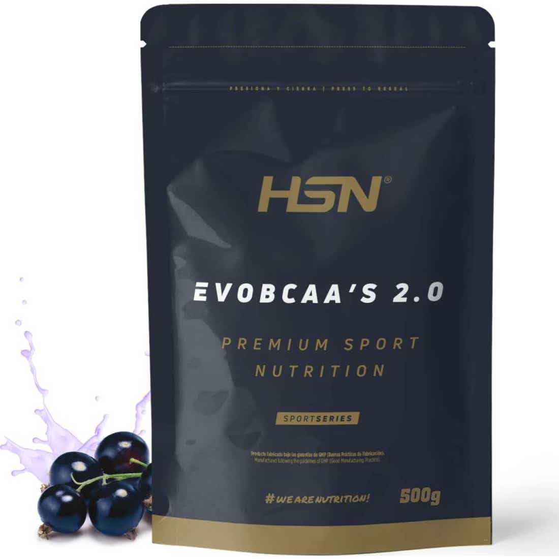 HSN EvoBCAA's 2.0 BCAA's 12:1:1 + Glutamina Grosella Negra 500g