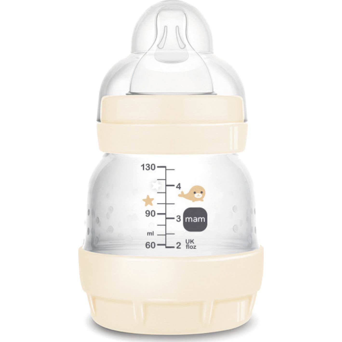 Mam Easy Start Nature Biberón Tetina Flujo 0 Algodón 130ml 1ud