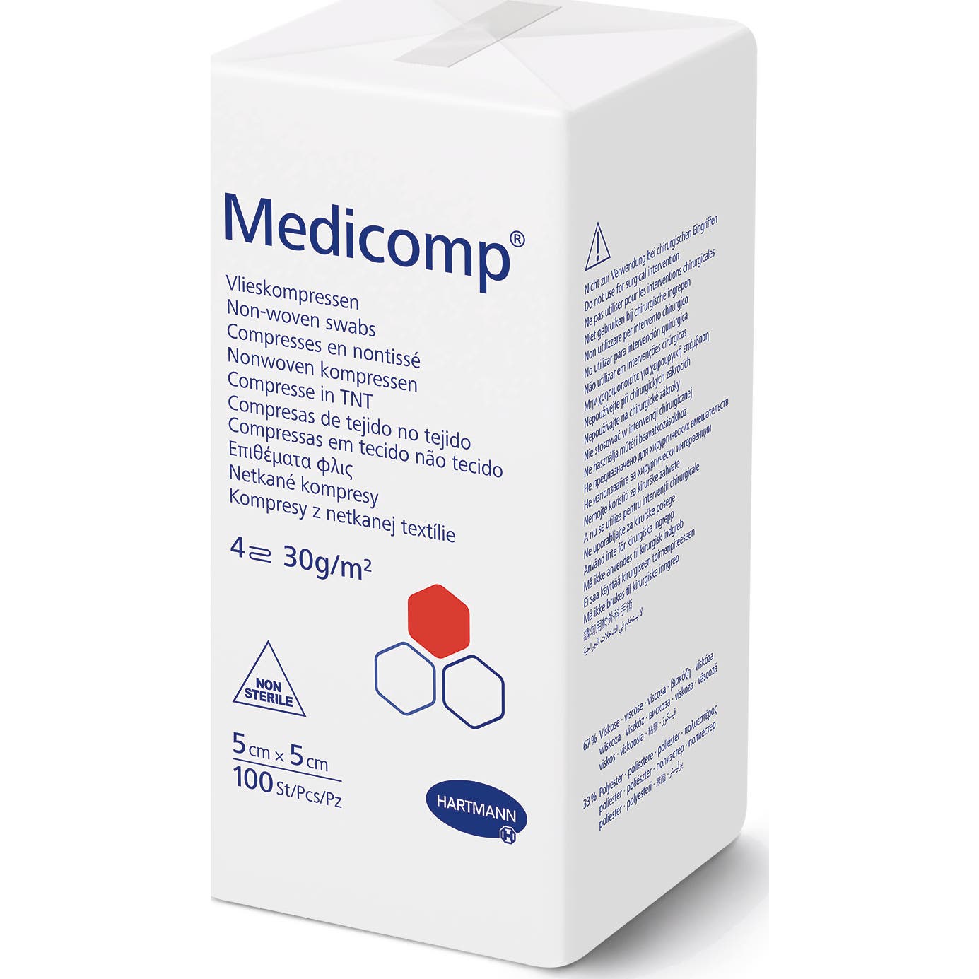 Medicomp Gasa No Esteril 5x5 cm 40 Sobres