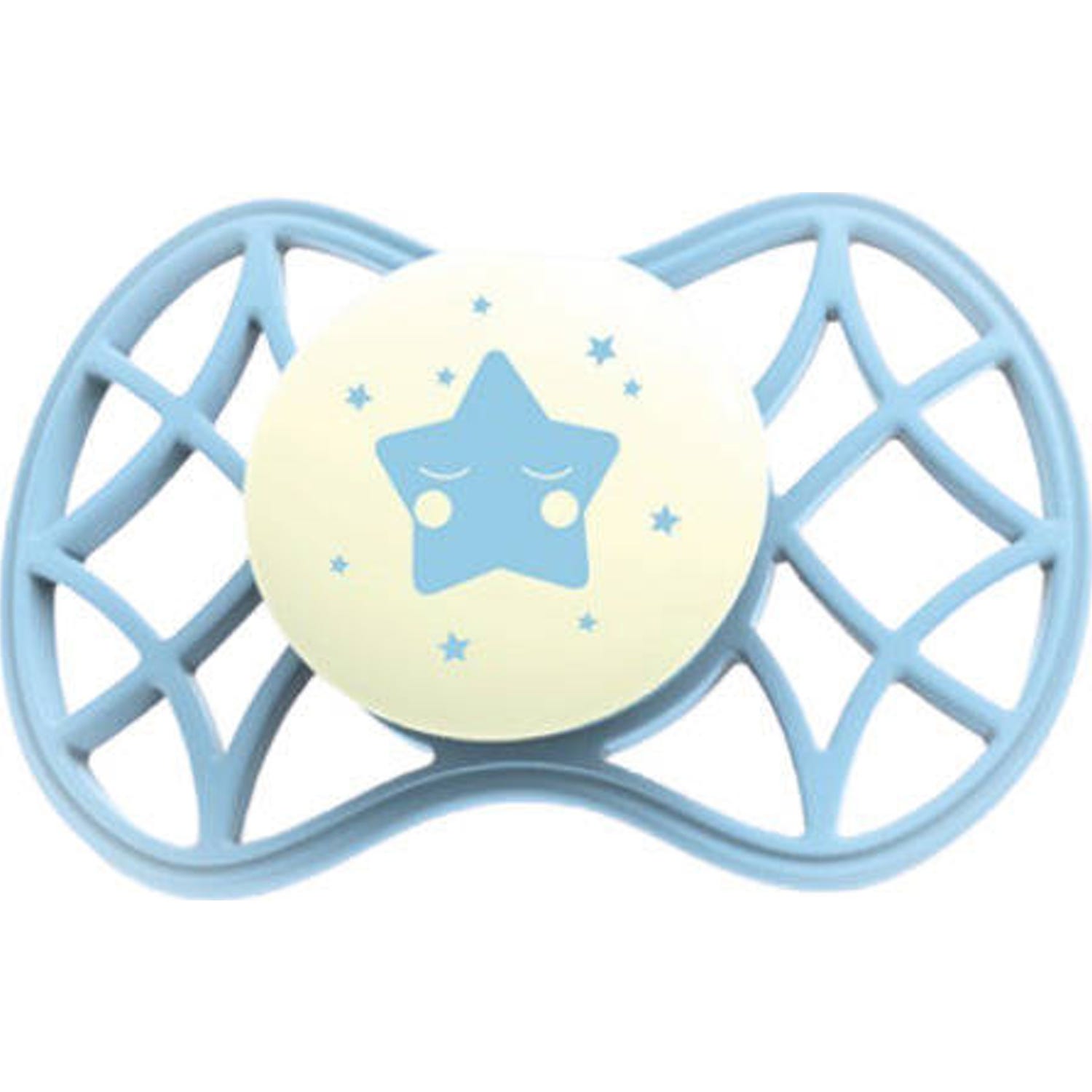 Nuvita Chupete Tetina Simetrica 0M+ Glow Aquamarine 1ud