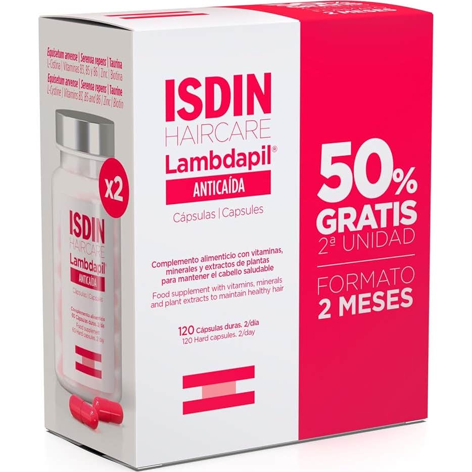 ISDIN Lambdapil Anticaída Cápsulas 2x60caps