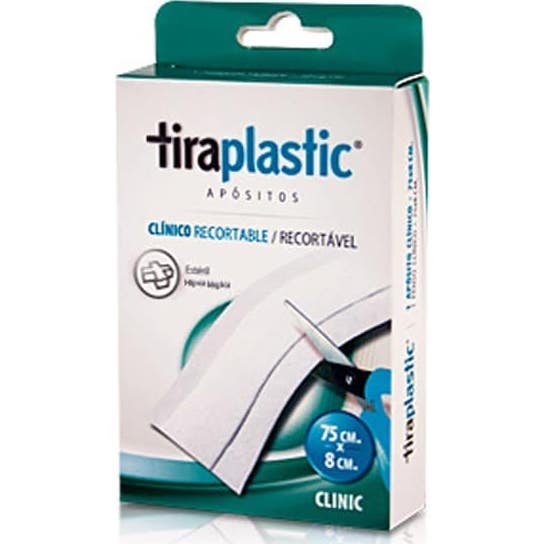 Tiraplastic Clinic Recortable Apósito No Estéril 7,5cmx8cm 1ud