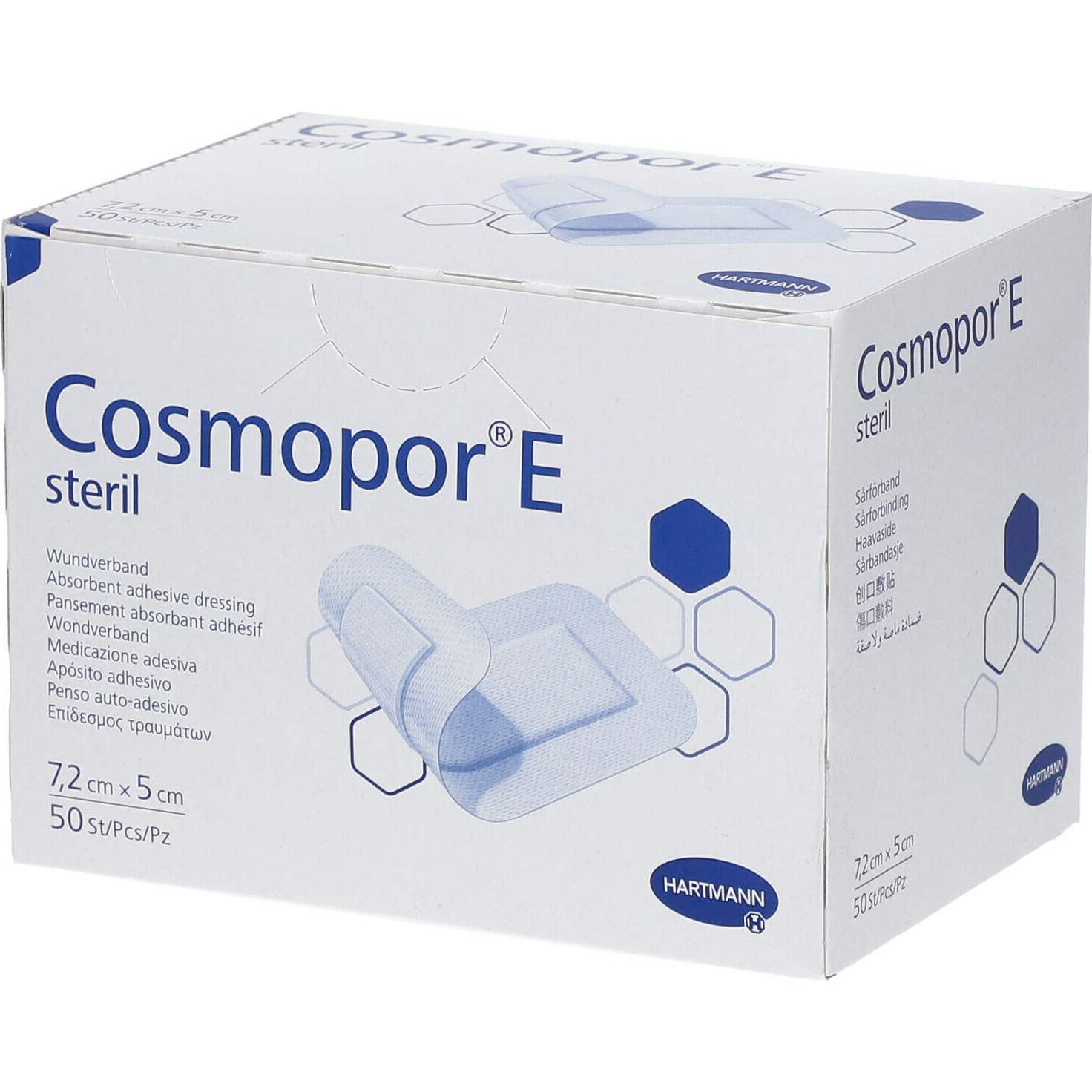 Cosmopore E Pans Adh 7,2X5Cm 50